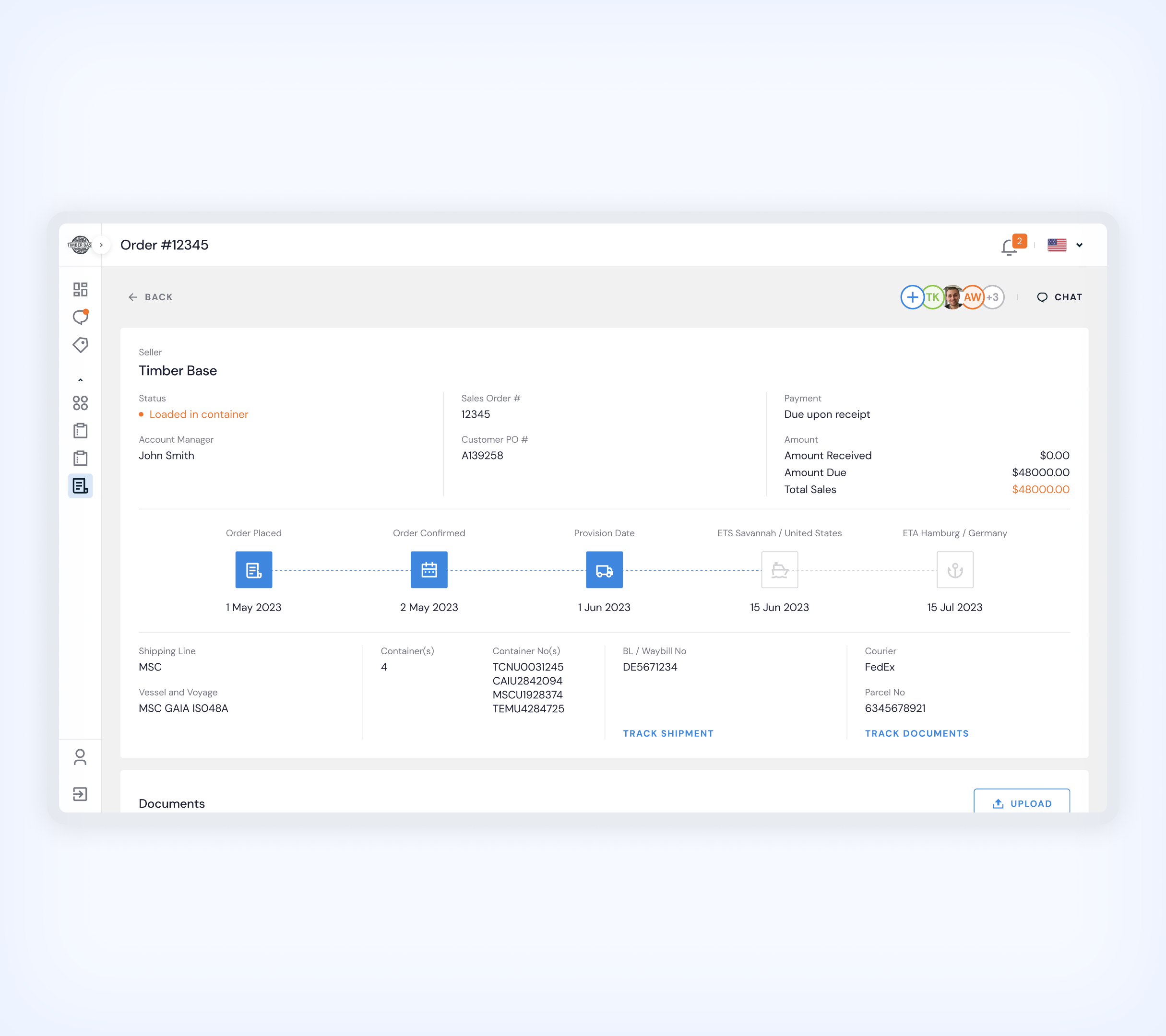 Before and after workflow showing manual timber trade versus platform-supported trade flow